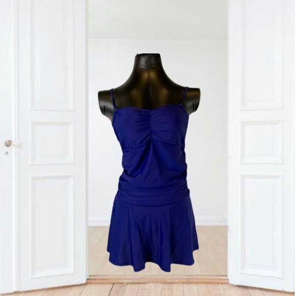 Nicole Miller Other - Nicole Miller Swim Dress Navy Women’s Large